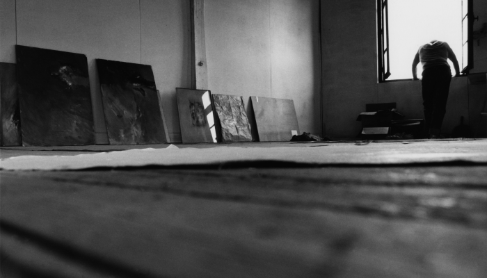 Image Denis Godefroy dans son atelier
